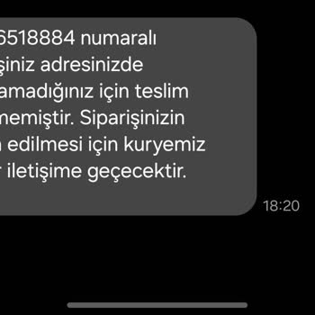Teslim Edilmeyen Ürün Ve İletişim Sorunları