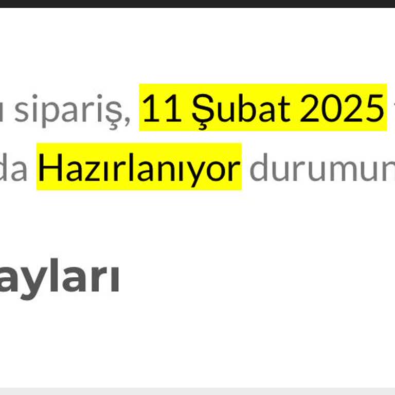 Siparişin Teslim Edilmemesi Ve İlgisizlik