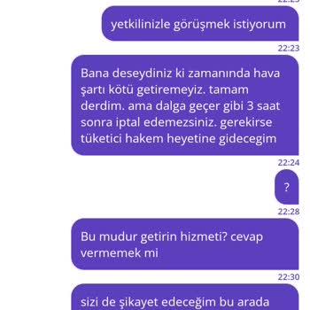 Geç Teslimat Ve İletişim Sorunlarıyla Mağduriyet