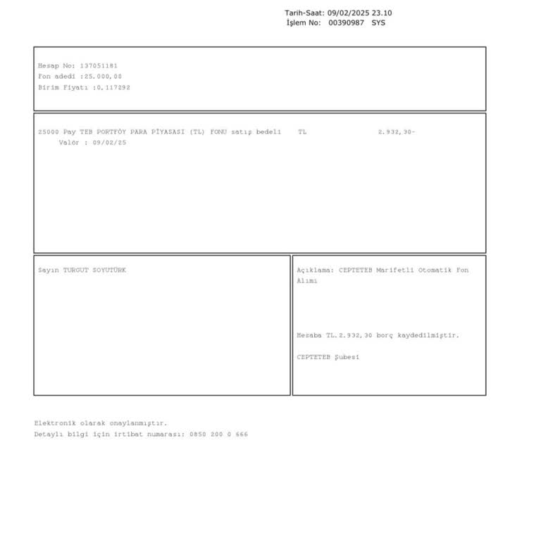 Hesaptan İzinsiz Kesinti: TEB'e Acil İade Talebi