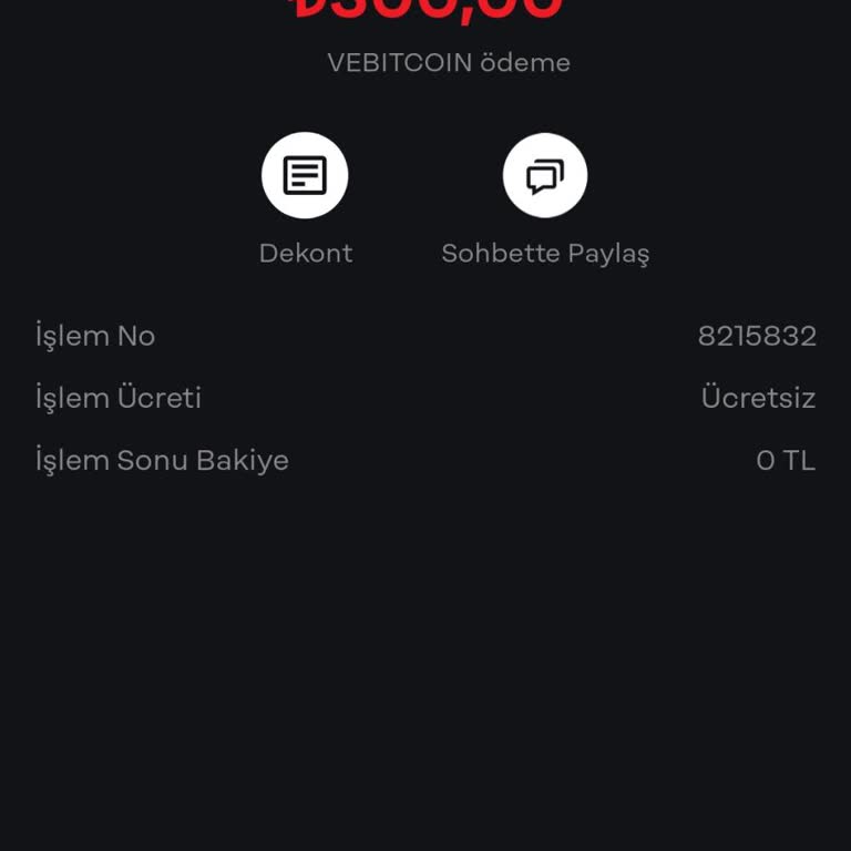 Vebitcoin'de Yatırımımın Akıbeti Ve Para Çekme Sorunu