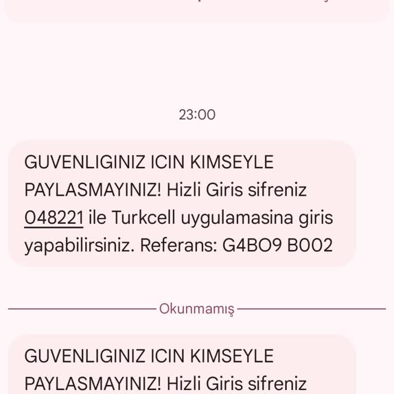 Turkcell'den Hızlı Giriş Şifresi Alıyorum: Gizlilik İhlali