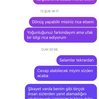 Sipariş Gecikmesi Ve İletişimsizlik Sorunu