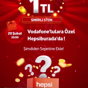 Vodafone Ve Hepsiburada 1 TL Kampanyası
