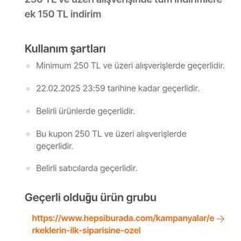 Hepsiburada'da Kullanılamayan Kupon Sorunu