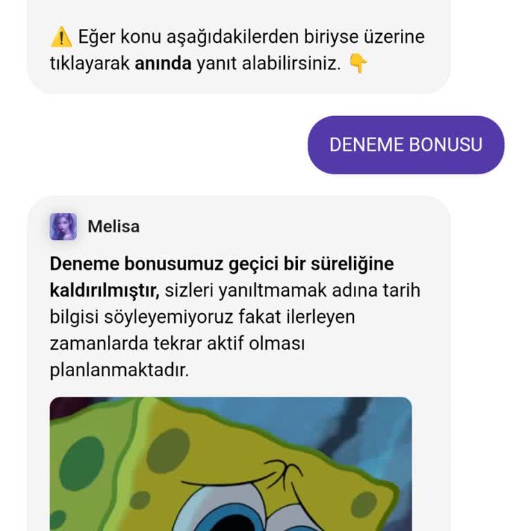 Bonus Talebi Ve Müşteri Hizmetleri Sorunu