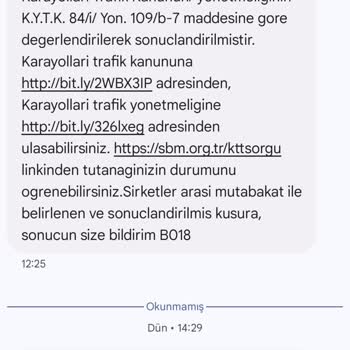 Yanlış Plaka Mesajlarıyla Başım Dertte