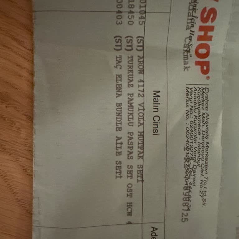 Yanlış Bilgilendirme İle Satılan Standart Bornoz Takımı