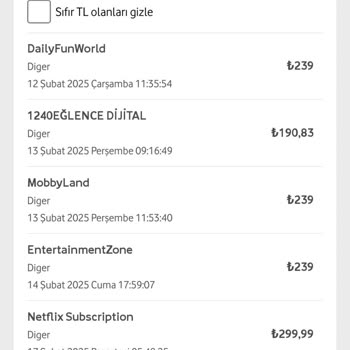Vodafone İzinsiz Abonelik Ve Yüksek Fatura Mağduriyeti!
