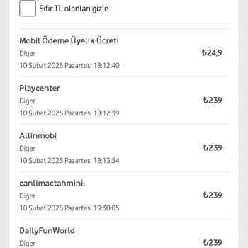 Vodafone İzinsiz Abonelik Ve Yüksek Fatura Mağduriyeti!