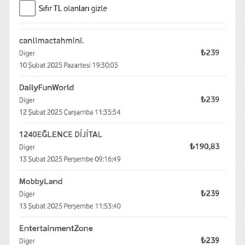 Vodafone İzinsiz Abonelik Ve Yüksek Fatura Mağduriyeti!