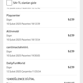 Vodafone İzinsiz Abonelik Ve Yüksek Fatura Mağduriyeti!