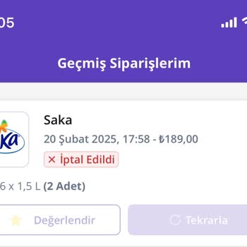 Geç Gelen Sipariş Ve Yanıltıcı İptal Mesajı
