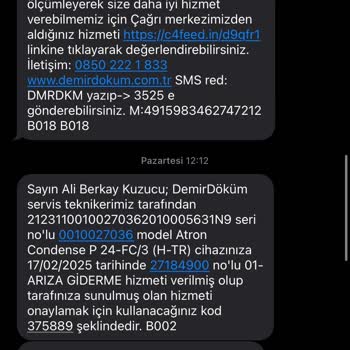 Sürekli F05 Hatası Veren Kombi İçin Çözüm Arayışı