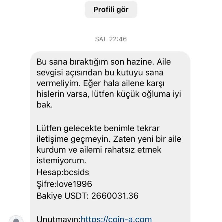 Yanıltıcı Mesaj Ve Hesap Güvenliği Sorunu