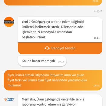 Hasarlı Televizyon Ve Trendyol'un Yetersiz Desteği