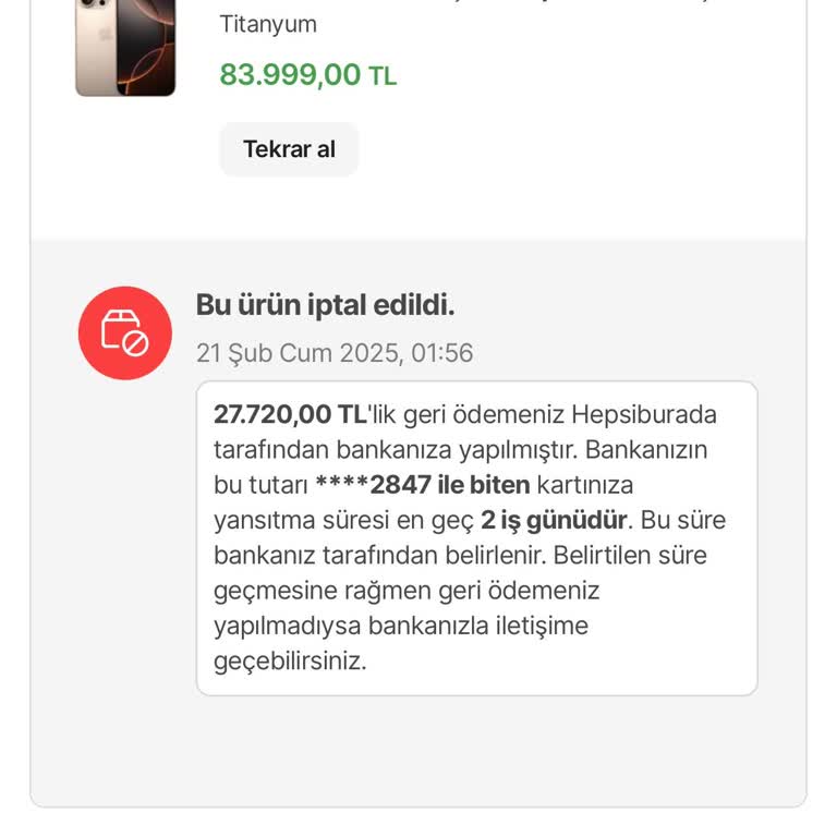 VakıfBank İade Sürecinde Müşteriyi Mağdur Ediyor