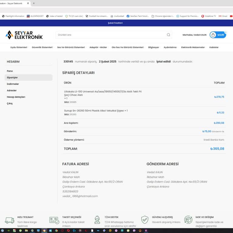 Ürün İadesi Gecikti Müşteri Mağdur Edildi