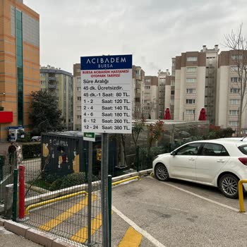 Bursa Acıbadem'de Otopark Ücreti Şikayeti