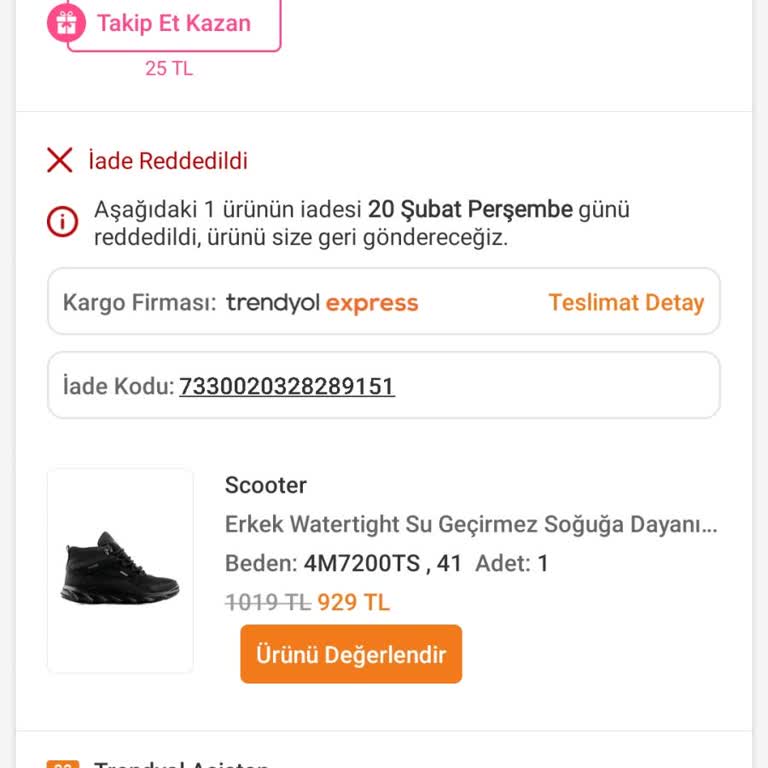 Scooter Ayakkabı Bot 2 Ayda Deforme Oldu!