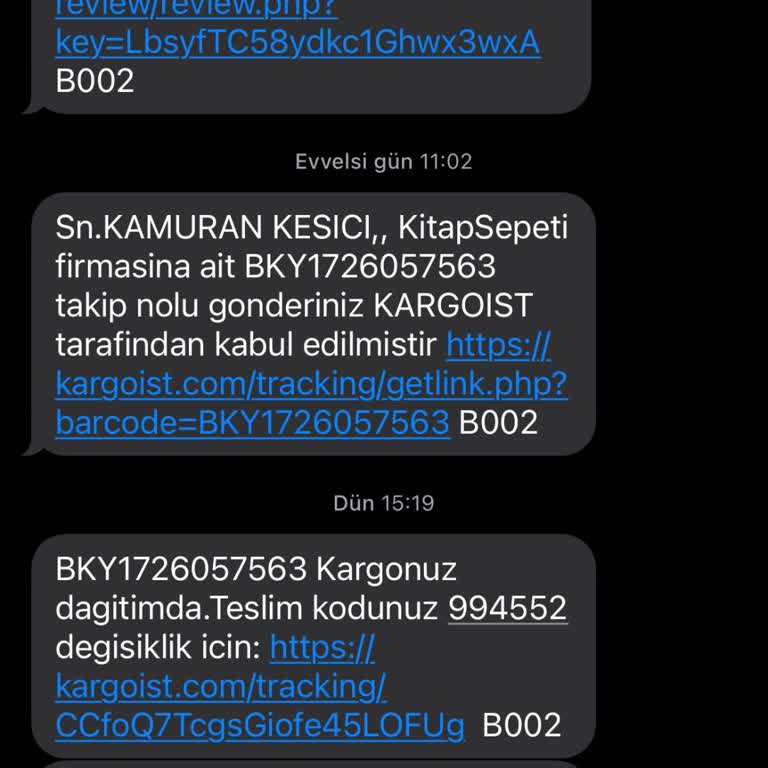 Kargo Teslimatında Saygısız Davranış Ve Yetersiz Hizmet