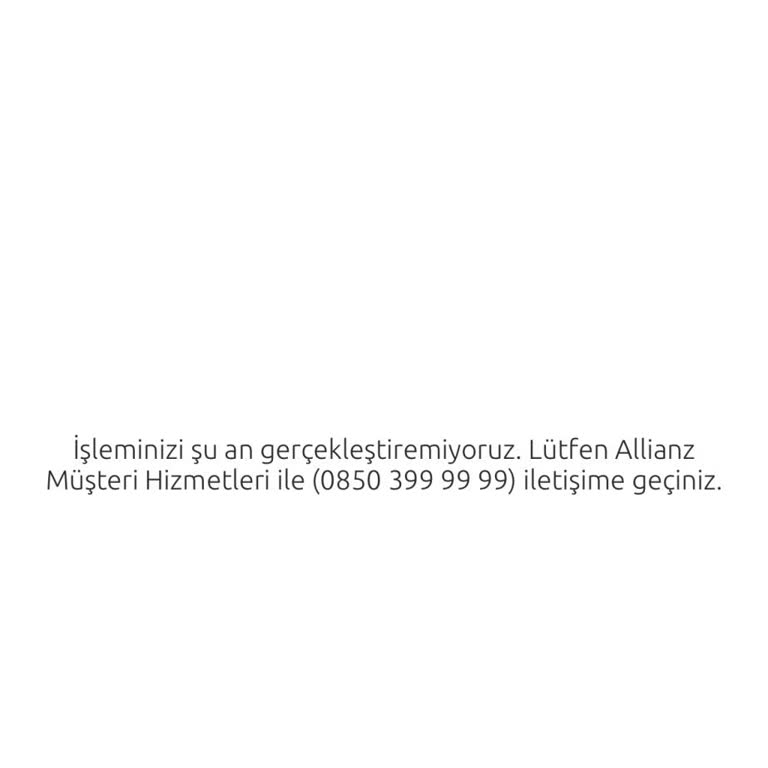 Allianz Müşteri Hizmetlerine Ulaşamama Ve İade Sorunu