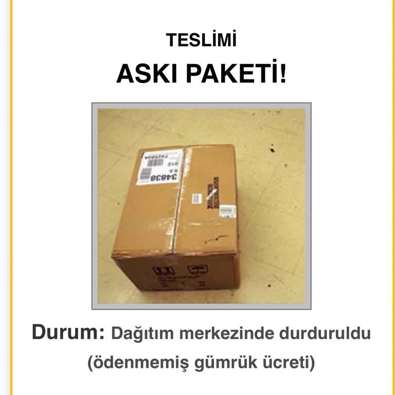 Yanıltıcı Kargo Takip Mailleri İle Mağduriyet Uyarısı