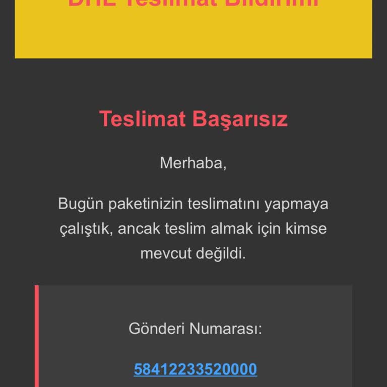 Kargo Takip Mailleri İle Bilgi Güvenliği Endişesi