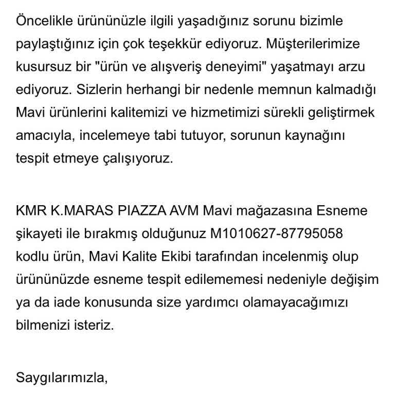 İlk Giymede Hayal Kırıklığı