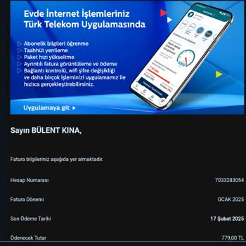 Türk Telekom Nakil İşlemi Ve Yüksek Fatura Sorunu