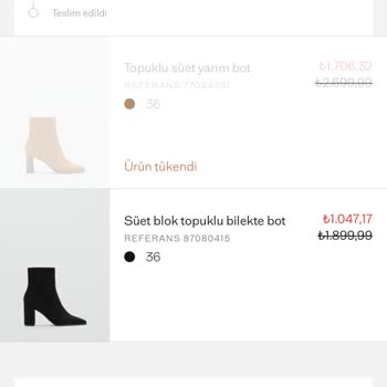 Mango'dan İndirimli Ayakkabı Sipariş İptali Şoku
