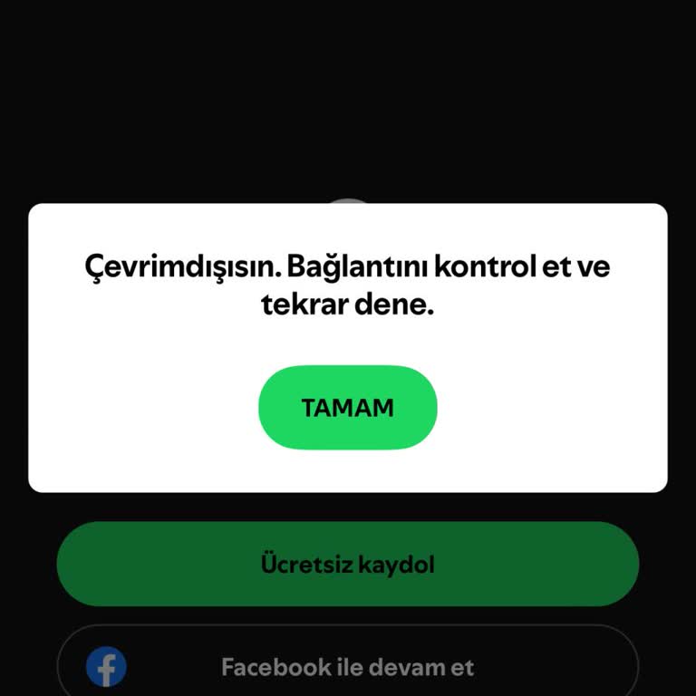 Mobil Veri Üzerinden Spotify Erişim Sorunu