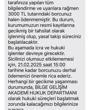 Yanıltıcı Eğitim Vaadi Ve Haksız Ücret Talebi