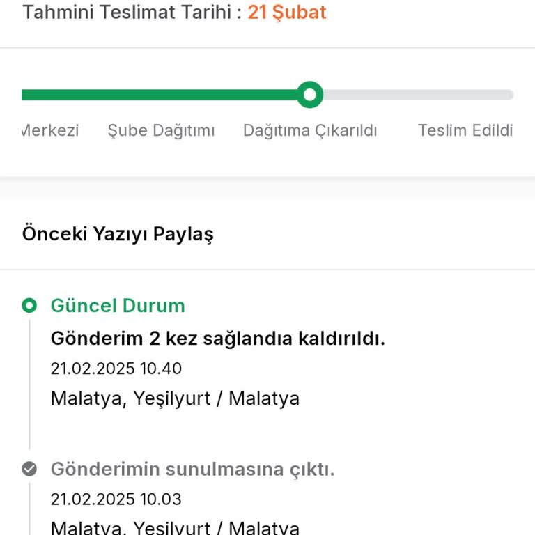 Kolaygelsin Kargo Şirketinin Vurdumduymazlığı Ve Yanıltıcı Bilgilendirmesi