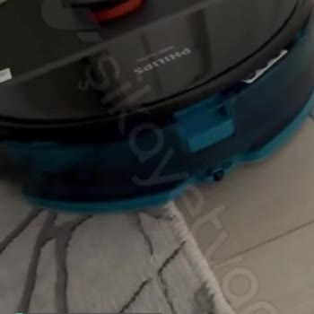 Philips 3000 Aqua Robot Süpürgemin Toz Haznesi Takılıyor Ve Çıkıyor!