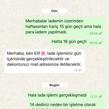 İade Sürecinde Aksaklık Ve İletişim Eksikliği