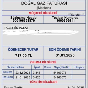 Yanlış Fatura Okuması İle Artan Tüketim