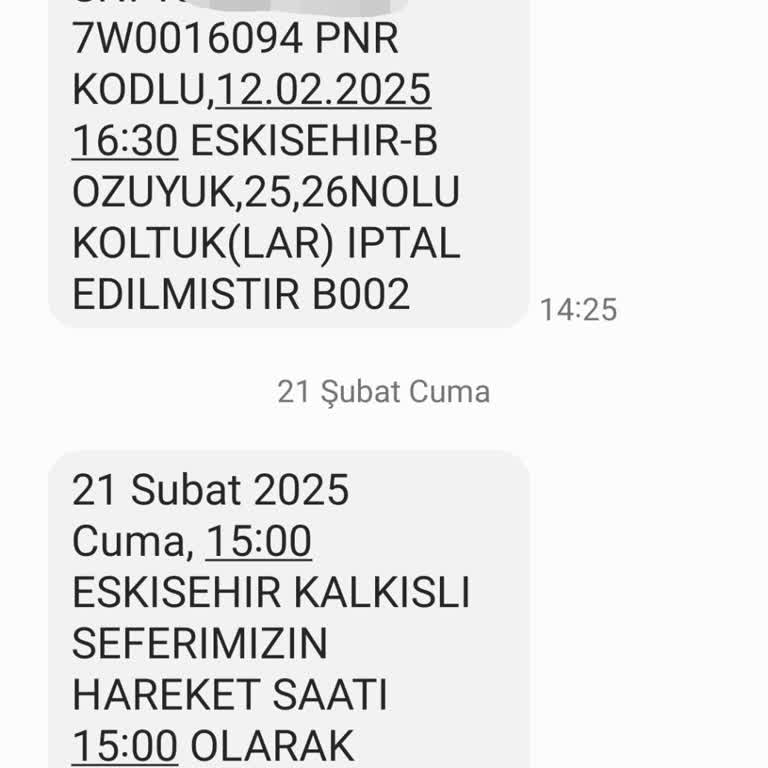 Buzlu Otobüs Firması Ve Obilet İle Mağduriyet
