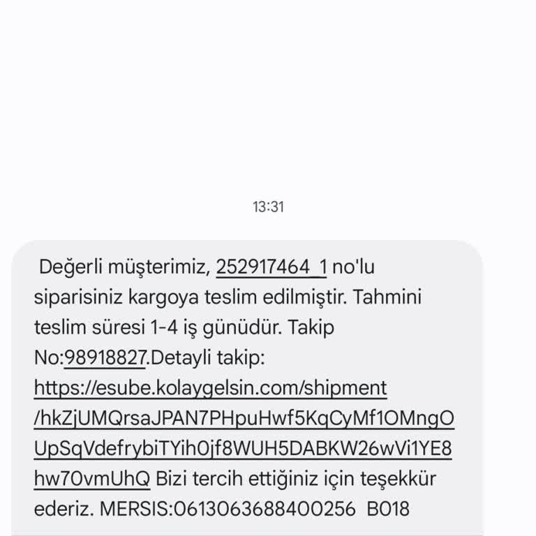 İptal Edilen Siparişin Kargolanması