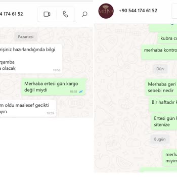 Sipariş Bilgisi Ve İade Sorunu