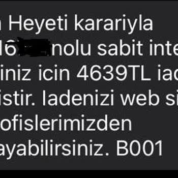Türk Telekom'dan Fatura İadesi Beklerken Sessizlik