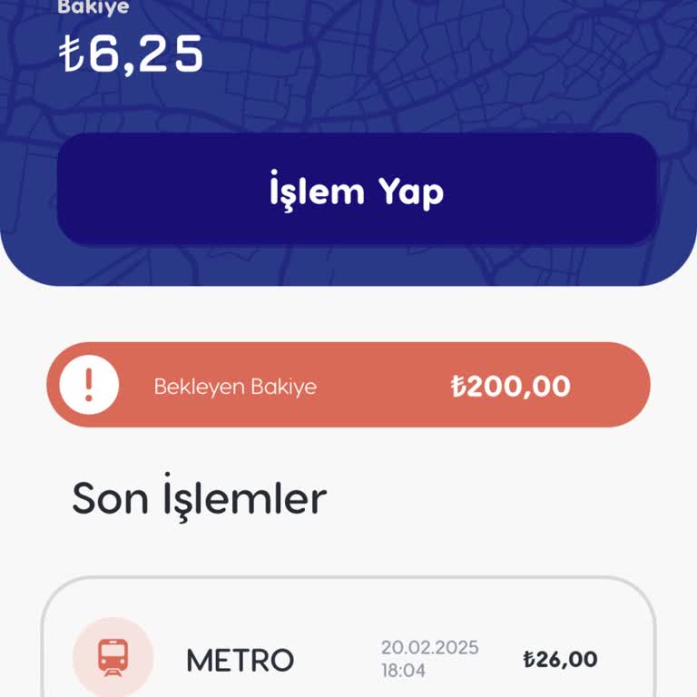 BURULAŞ Kartıma Yüklediğim Para Aktarılmadı