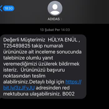 Adidas Ayakkabıda Tekrar Eden Yırtılma Sorunu