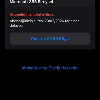 İptal Edilen Aboneliğin Yenilenmesi Ve Ücret Kesintisi