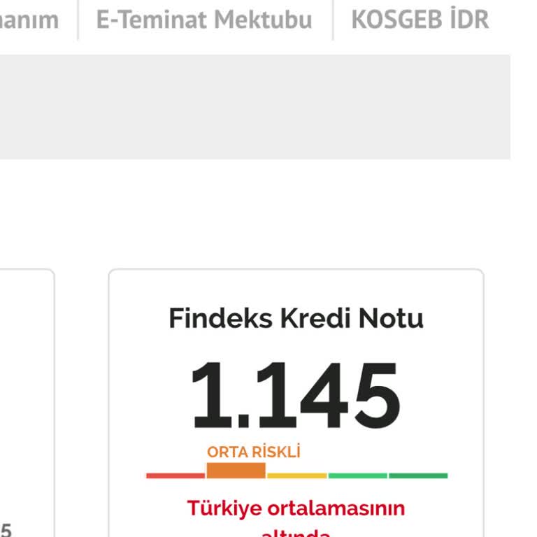 Findeks Kredi Notu Yanlış Sınıflandırma Sorunu