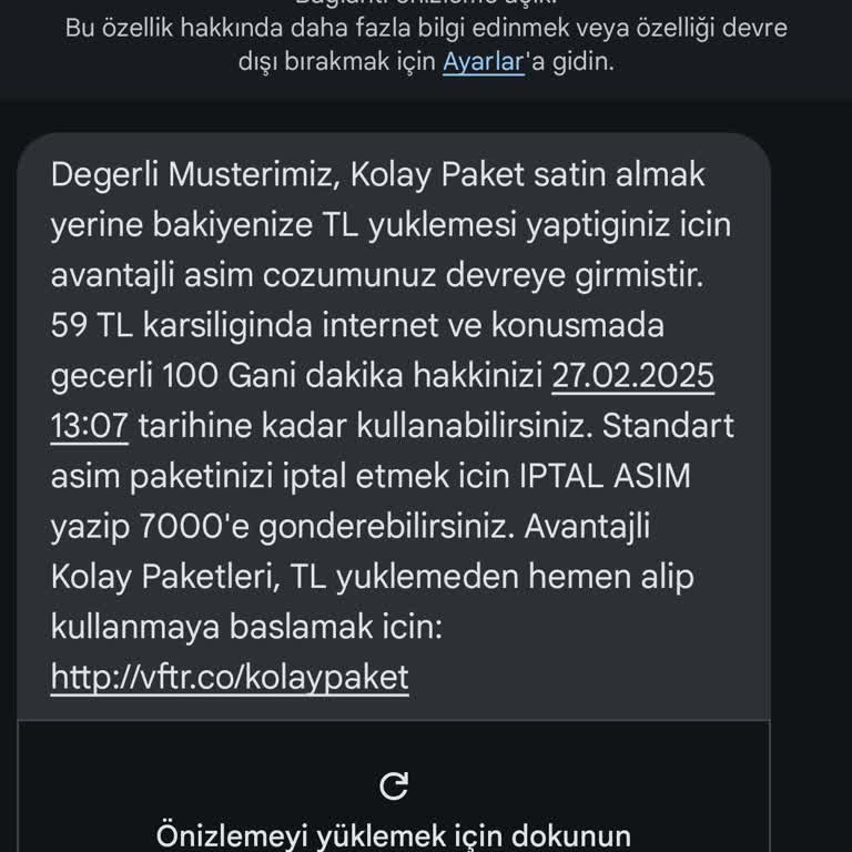 Haberim Olmadan Yapılan Ücret Kesintisi Ve İstenmeyen Paket Tanımlaması