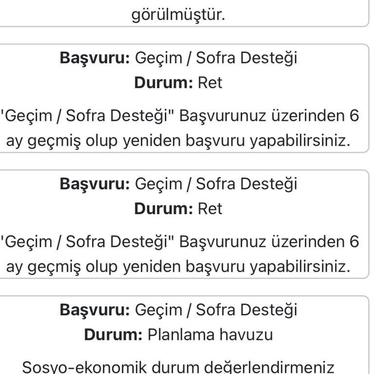 Sedep Yardımının Belirsizliği Ve Zor Durumda Kalma