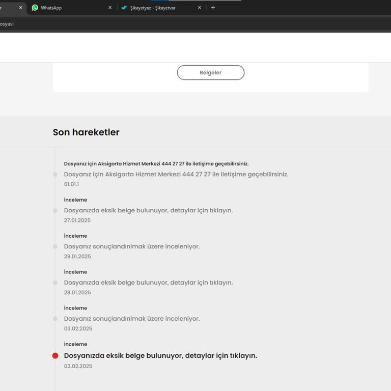 Aksigorta Kasko Poliçesi Mağduriyeti