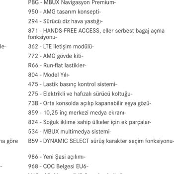 Mercedes Araç Özellikleri Açılmıyor Ve Destek Yok