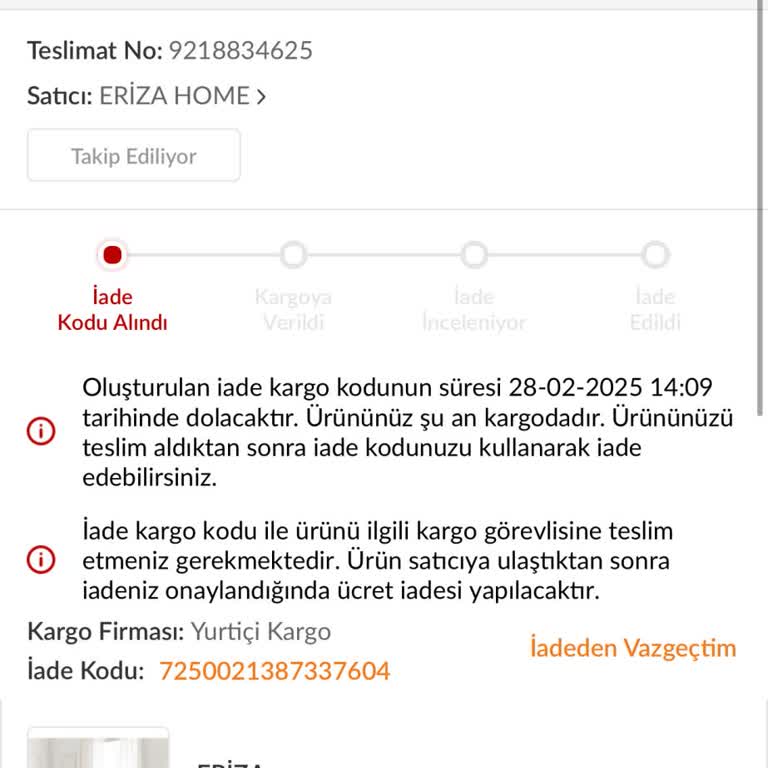 Kusurlu Ürün Ve Yanlış Gönderim Sorunu